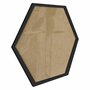 Moldura Hexagonal Minimalista Lisa para Quadros Revestida com Fundo MDF e Vidro - 1,5x1