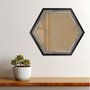 Moldura Hot Stamp Efeito Metalizado Hexagonal para Quadros com Fundo em MDF e Vidro - 4,1x1,8