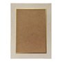 Moldura Laqueada Gesso com Filete Dourado para Quadros e Fotos com Fundo MDF - 3x1,5