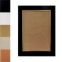 Moldura Laqueada Gesso com Filete Dourado para Quadros e Fotos com Fundo MDF e PVC Antirreflexo - 3x1,5