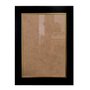 Moldura Laqueada Gesso com Filete Dourado para Quadros e Fotos com Fundo MDF e Vidro - 3x1,5