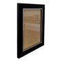 Moldura Laqueada Gesso com Filete Prata para Quadros e Fotos com Fundo MDF e Vidro - 3x1,5