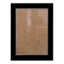 Moldura Laqueada Gesso com Filete Prata para Quadros e Fotos com Fundo MDF e Vidro - 3x1,5