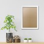 Moldura Lisa Para Quadros Revestida com Fundo MDF e PVC Antirreflexo - 2x1