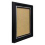 Moldura Micro Metalizada para Quadros e Fotos com Fundo MDF - 3,4x2,1