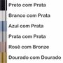 Moldura Micro Metalizada para Quadros e Fotos com Fundo MDF - 3,4x2,1