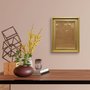 Moldura Micro Metalizada para Quadros e Fotos com Fundo MDF e Acetato - 3,4x2,1