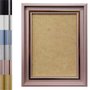 Moldura Micro Metalizada para Quadros e Fotos com Fundo MDF e PVC Antirreflexo - 3,4x2,1