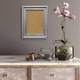 Moldura Micro Metalizada para Quadros e Fotos com Fundo MDF e PVC Antirreflexo - 3,4x2,1
