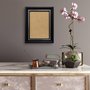 Moldura Micro Metalizada para Quadros e Fotos com Fundo MDF e PVC Antirreflexo - 3,4x2,1