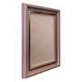 Moldura Micro Metalizada para Quadros e Fotos com Fundo MDF e PVC Antirreflexo - 3,4x2,1