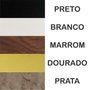 Moldura Minimalista Lisa Para Quadros Revestida com Fundo MDF e Vidro - 1,5x1