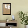 Moldura Minimalista Lisa Para Quadros Revestida com Fundo MDF e Vidro - 1,5x1