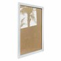Moldura Minimalista Lisa Para Quadros Revestida com Fundo MDF e Vidro - 1,5x1
