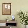 Moldura Minimalista Lisa Para Quadros Revestida com Fundo MDF e Vidro - 1,5x1