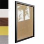 Moldura Minimalista Personalizada Lisa Para Quadros Revestida com Fundo MDF e Vidro - 1,5x1