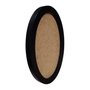 Moldura Oval Colorida em MDF Laqueado para Quadros Decorativos com Fundo MDF
