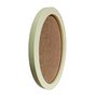 Moldura Oval Colorida em MDF Laqueado para Quadros Decorativos com Fundo MDF