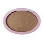 Moldura Oval Colorida em MDF Laqueado para Quadros Decorativos com Fundo MDF