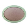 Moldura Oval Colorida em MDF Laqueado para Quadros Decorativos com Fundo MDF e PVC Antirreflexo