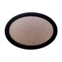 Moldura Oval Colorida em MDF Laqueado para Quadros Decorativos com Fundo MDF e PVC Antirreflexo