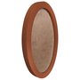 Moldura Oval Colorida em MDF Laqueado para Quadros Decorativos com Fundo MDF e PVC Antirreflexo