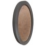 Moldura Oval Colorida em MDF Laqueado para Quadros Decorativos com Fundo MDF e PVC Antirreflexo