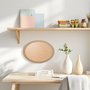 Moldura Oval Em MDF Cru 15mm Para Quadros Decorativos Com Fundo MDF e PVC Antirreflexo
