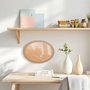 Moldura Oval Em MDF Cru 15mm Para Quadros Decorativos Com Fundo MDF e Vidro