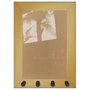 Moldura para Porta Chaves com Penduradores e Fundo MDF e Acetato