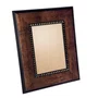 Moldura Pátina Escovada com Bead & Reel para Quadros e Fotos com Fundo Mdf e Frente em PVC Antirreflexo - 6,8x1,6