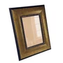 Moldura Pátina Escovada com Bead & Reel  para Quadros e Fotos com Fundo Mdf e Frente em Vidro - 6,8x1,6