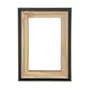 Moldura Personalizada Canaleta Flutuante Lisa Revestida Com Chassi De Madeira Pinus Para Telas Decorativas - 2x2,8