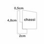 Moldura Personalizada Canaleta Flutuante Lisa Revestida Com Chassi De Madeira Eucalipto Para Telas Decorativas - 2x4,8