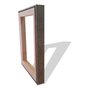 Moldura Personalizada Canaleta Flutuante Lisa Revestida Com Chassi De Madeira Eucalipto Para Telas Decorativas - 2x4,8