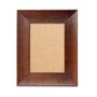 Moldura Personalizada Chanfrada com Acabamento Côncavo Estilo Madeira Rústica Com Fundo MDF - 5x2,1
