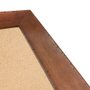 Moldura Personalizada Chanfrada com Acabamento Côncavo Estilo Madeira Rústica Com Fundo MDF - 5x2,1