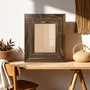 Moldura Personalizada com Friso e Gravação de Padrão de Traços para Quadros e Fotos com Fundo Mdf e Frente em Acetato - 6,6x1,7