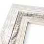 Moldura Personalizada com Friso e Gravação de Padrão de Traços para Quadros e Fotos com Fundo Mdf e Frente em Acetato - 6,6x1,7