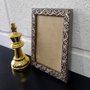 Moldura Personalizada com Gravação de Folhagens para Quadros e Fotos com Fundo MDF e Vidro - 2x1