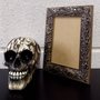 Moldura Personalizada com Gravação de Folhas Ornamentais para Quadros e Fotos com Fundo MDF - 3x1,5
