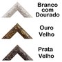 Moldura Personalizada com Gravação de Folhas Ornamentais para Quadros e Fotos com Fundo MDF e Vidro - 3x1,5