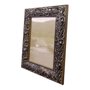 Moldura Personalizada com Gravação de Folhas Ornamentais para Quadros e Fotos com Fundo MDF e Vidro - 3x1,5
