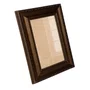 Moldura Personalizada de Madeira Clássica com Detalhes Gravados para Quadros e Fotos com Fundo Mdf e Frente em Vidro - 3,2x1,5