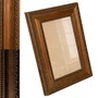 Moldura Personalizada de Madeira Clássica com Detalhes Gravados para Quadros e Fotos com Fundo Mdf e Frente em Acetato - 3,2x1,5