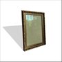 Moldura Personalizada Dourada com Gravação para Quadros com Fundo MDF e Vidro - 4x2,5