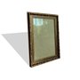 Moldura Personalizada Dourada com Gravação para Quadros com Fundo MDF e Vidro - 4x2,5