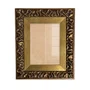 Moldura Personalizada Efeito Escovado Fino e Gravação de Curvas Fluidas para Quadros e Fotos com Fundo Mdf e Frente em Vidro - 7,1x2,8