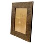 Moldura Personalizada em Madeira Natural Gravada para Quadros e Fotos com Fundo MDF e Vidro - 3x1