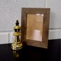 Moldura Personalizada em Madeira Natural Gravada para Quadros e Fotos com Fundo MDF e Vidro - 3x1